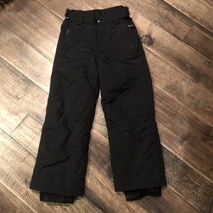 OBERMEYER boys black size 10 ski snow pants.